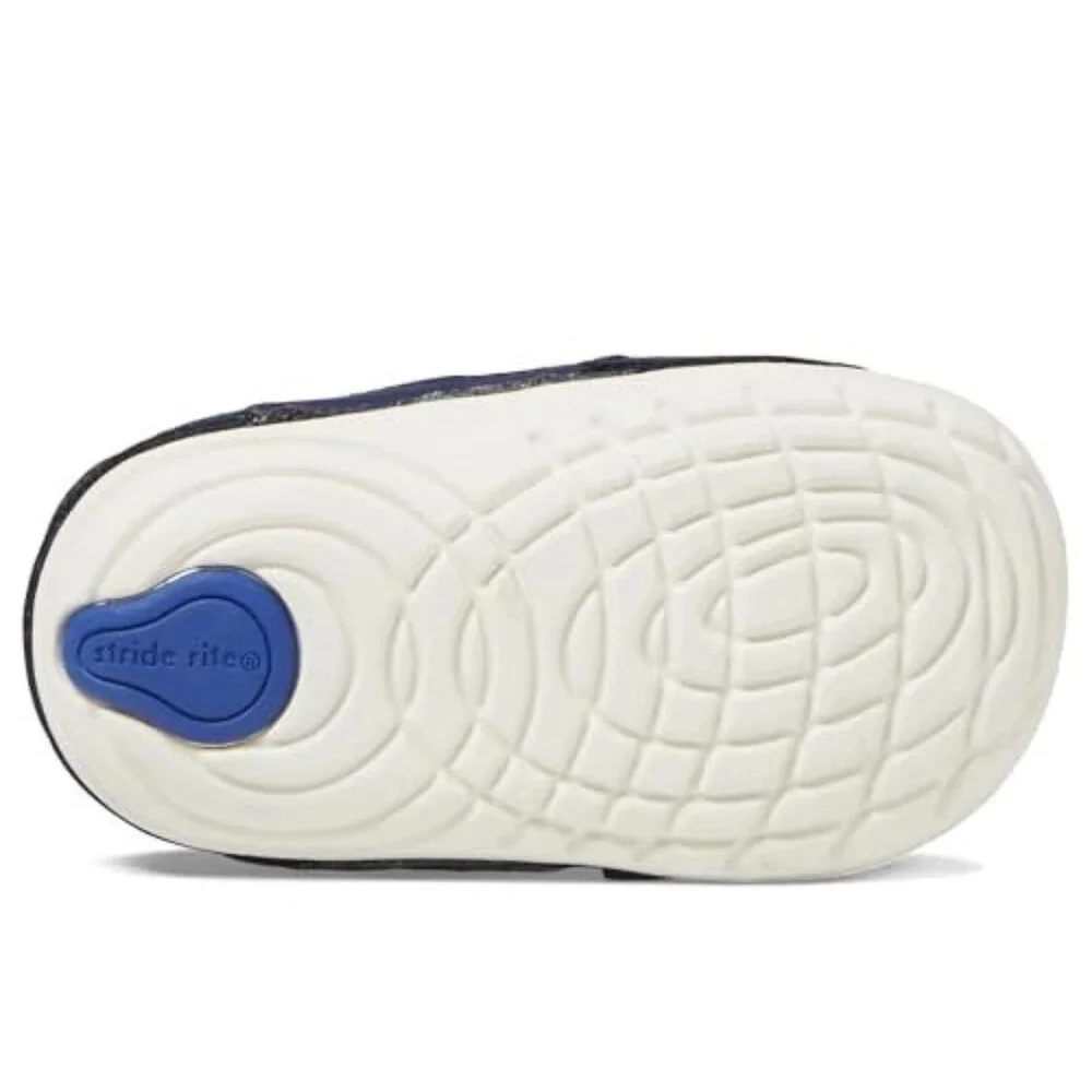 Stride Rite Sm Apollo BB038301 Sneaker Toddler US 3 W Blue Casual Shoes HTAT1525